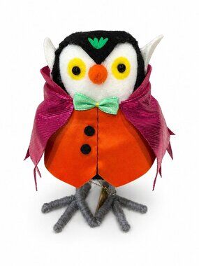 Hyde and Eek! Featherly Friends Charmer Halloween Owl Decor